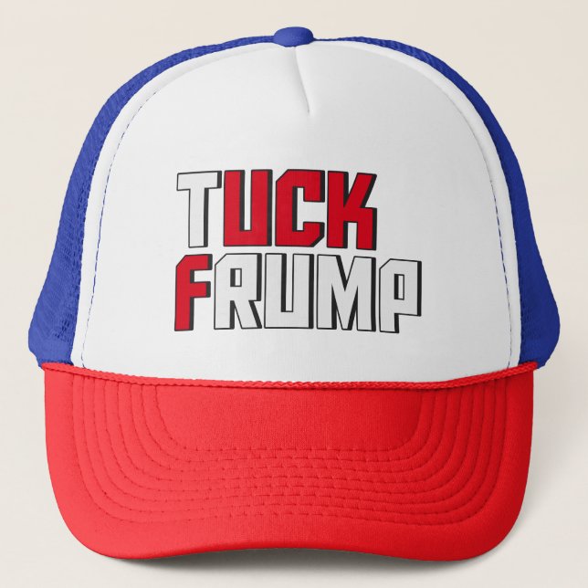 Gorra De Camionero Trump falso y gracioso juego de palabras contra Do (Anverso)