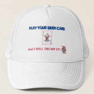 Gorra De Camionero Trump-It Gorra: Blanco