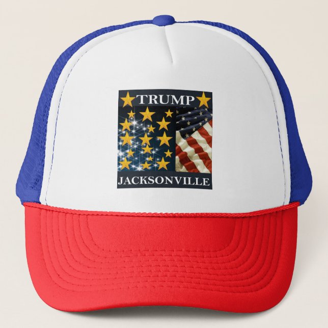GORRA DE CAMIONERO TRUMP JACKSONVILLE (Anverso)