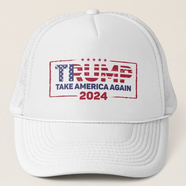 Gorra De Camionero Trump - Lleve a Estados Unidos de nuevo 2024 (Anverso)