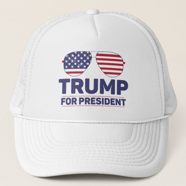 Gorra De Camionero Trump para presidente (Anverso)
