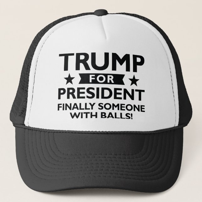 Gorra De Camionero Trump para presidente (Anverso)