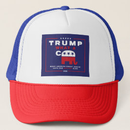 Gorra De Camionero Trump. ¡Qué poster de campaña contra Trump!