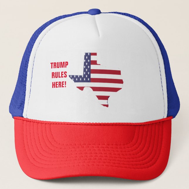 GORRA DE CAMIONERO ¡TRUMP REGLAS AQUÍ! (Anverso)