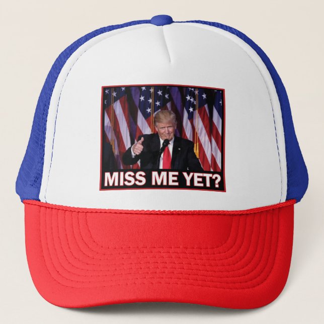 Gorra De Camionero Trump todavía me extraña (Anverso)