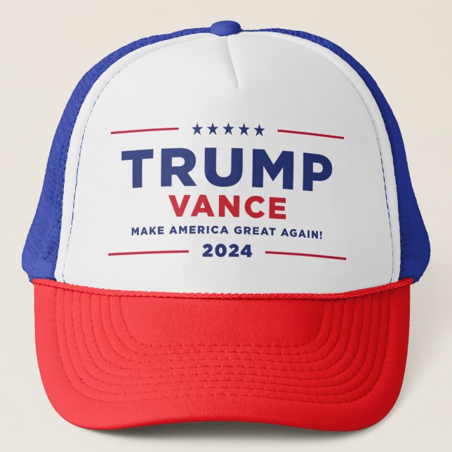Gorra De Camionero Trump Vance (Anverso)