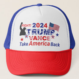GORRA DE CAMIONERO TRUMP VANCE 2024