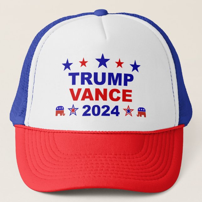 Gorra De Camionero Trump Vance 2024 (Anverso)