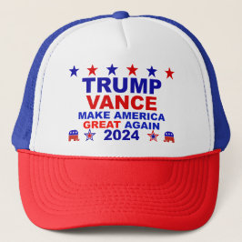 Gorra De Camionero Trump Vance 2024