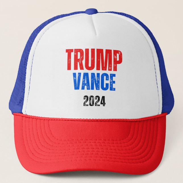 GORRA DE CAMIONERO TRUMP VANCE 2024 (Anverso)