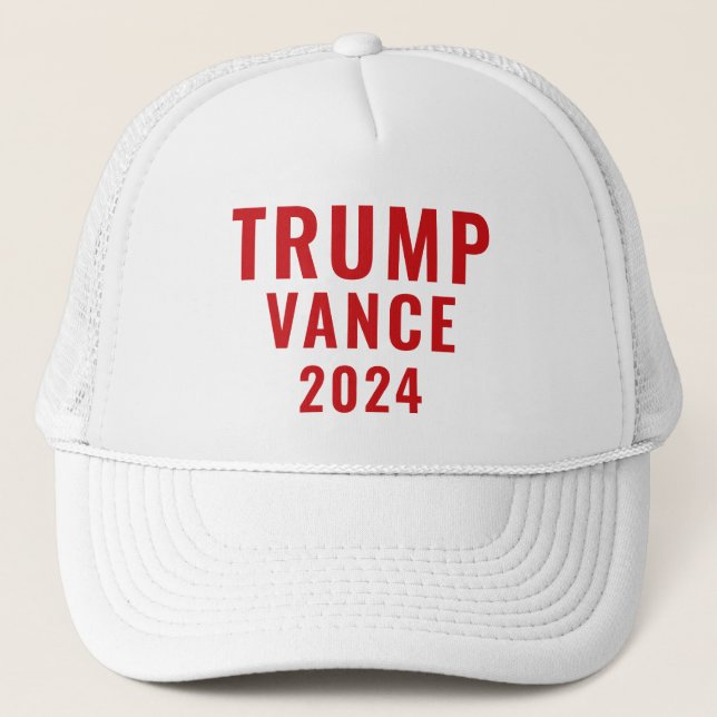 Gorra De Camionero Trump Vance 2024 (Anverso)