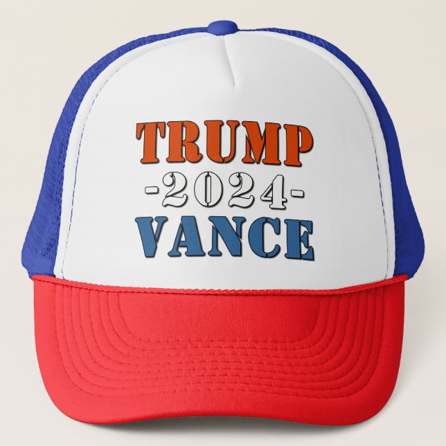 GORRA DE CAMIONERO TRUMP VANCE 2024 (Anverso)