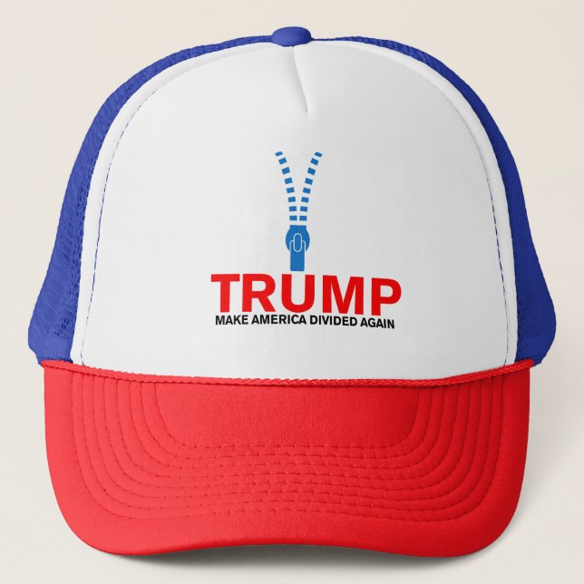Gorra De Camionero Trump, vuelve a hacer que Estados Unidos se divida (Anverso)