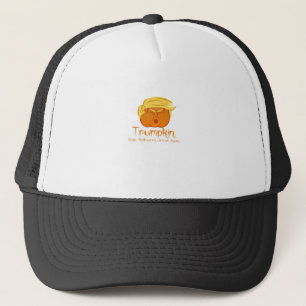 Gorra De Camionero Trumpkin Classic y Funny Design para Halloween