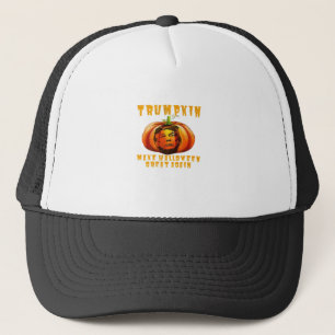 Gorra De Camionero Trumpkin hace que Halloween sea grande de nuevo Gr
