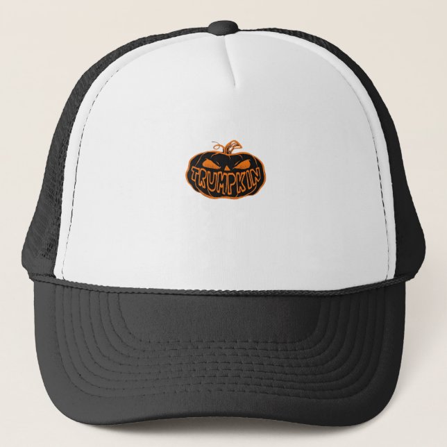 Gorra De Camionero Trumpkin Halloween (Anverso)