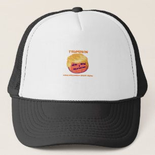 Gorra De Camionero Trumpkin, haz que Halloween sea grande una y otra 