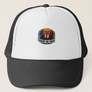 Gorra De Camionero Trumpkin O Trate Halloween - Cl De Disfraces Polít