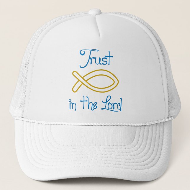 Gorra De Camionero Trust in the Lord (Anverso)