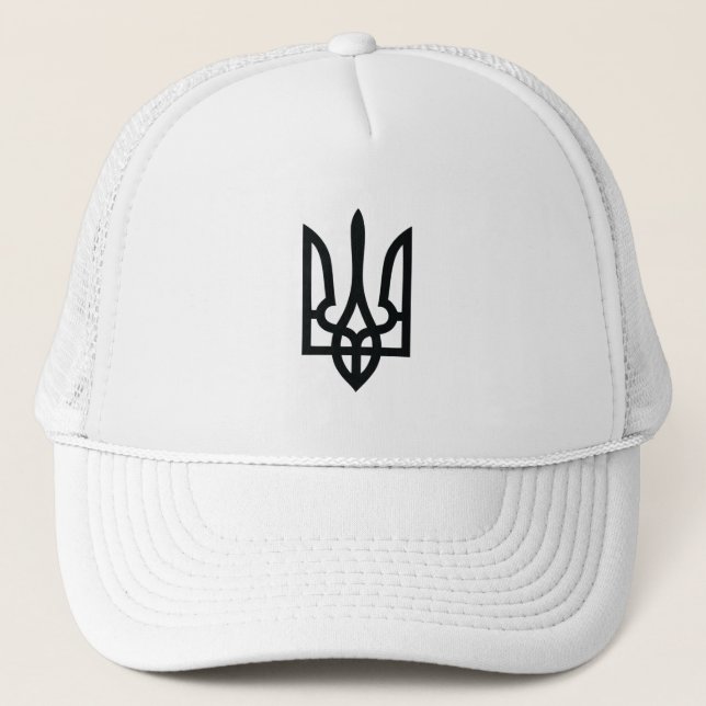 Gorra De Camionero Tryzub ucraniano (Anverso)