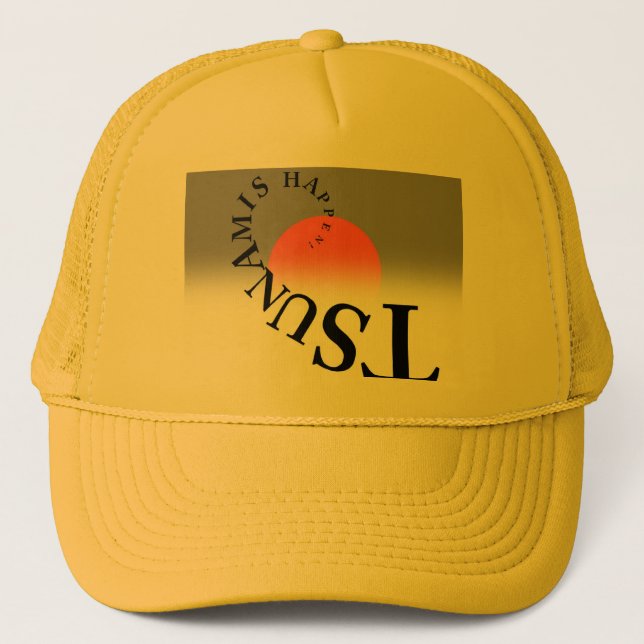 GORRA DE CAMIONERO ¡TSUNAMIS SUCEDIÓ! (Anverso)