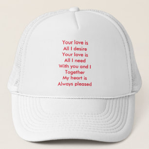 Gorra De Camionero Tu amor