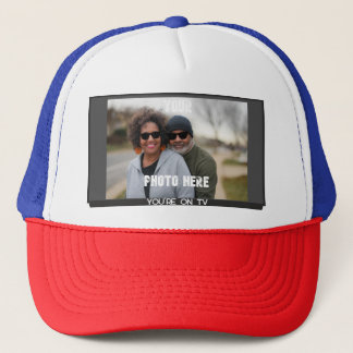 Gorra De Camionero TU FOTO AQUÍ Estás En La Pantalla Grande De TV