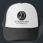Gorra De Camionero Tu logotipo aquí, simple, Personalizable<br><div class="desc">Aumente la visibilidad de su marca de una manera elegante y práctica con nuestro Sombrero de Camionero de Personalizable simple "Your Logo Here". Este gorra no es sólo un accesorio de moda, es una herramienta dinámica para mostrar tu marca. Diseñado con sencillez en mente, ofrece una plataforma eficaz para su...</div>