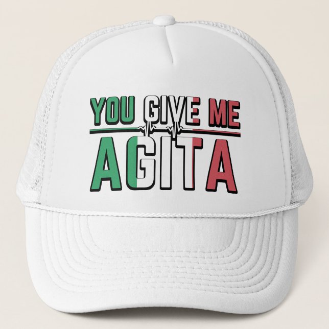 Gorra De Camionero tú me das agita (Anverso)