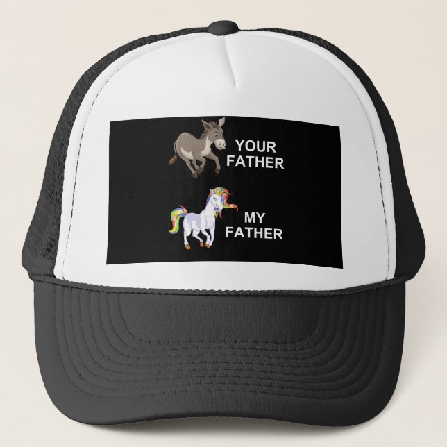 Gorra De Camionero tu PADRE vs mi PADRE (Anverso)