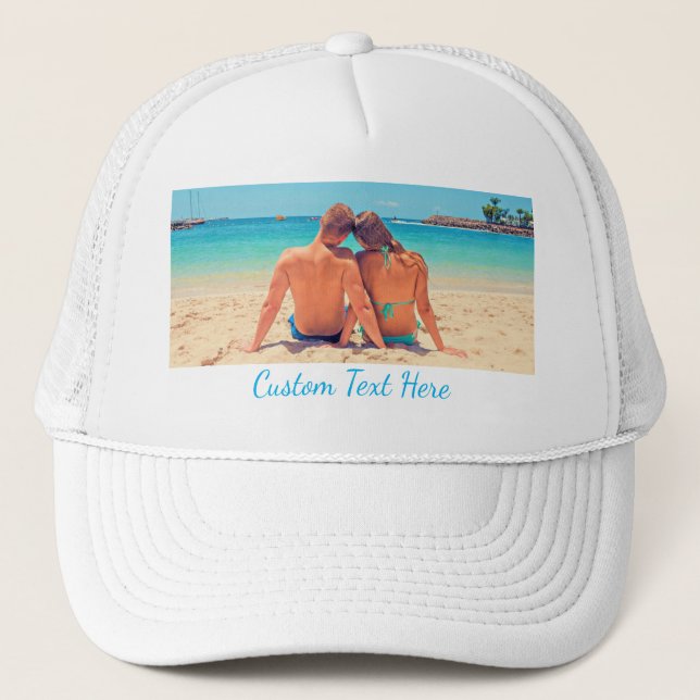 Gorra De Camionero Tu Personalizado de camionero fotográfico Hat pers (Anverso)