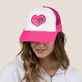 Gorra De Camionero Tú Y Yo (Cute Personalizados Cerdos)