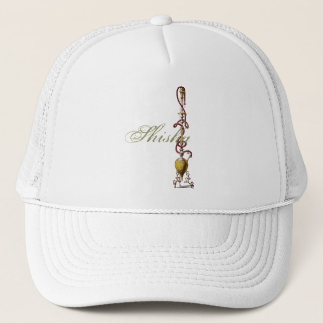 Gorra De Camionero Tubo del shisha de la cachimba (Anverso)