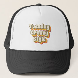 Gorra De Camionero Tuesday Groovy Style 70er Retro Design