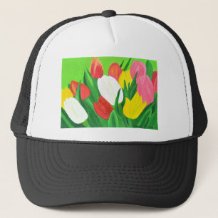 Gorra De Camionero Tulipanos2