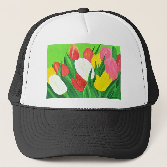 Gorra De Camionero Tulipanos2 (Anverso)