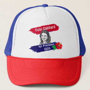 Gorra De Camionero Tulsi Gabbard para las elecciones presidenciales d