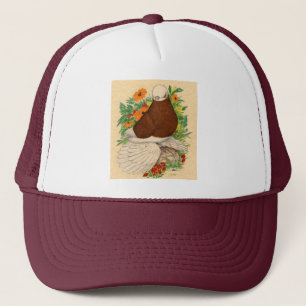 Gorra De Camionero Tumbler Pigeon Red Bald Muffed