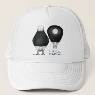 Gorra De Camionero Tumbler Pigeon Standard Black Bald