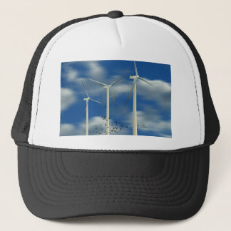 Gorra De Camionero Turbina eólica de energía verde