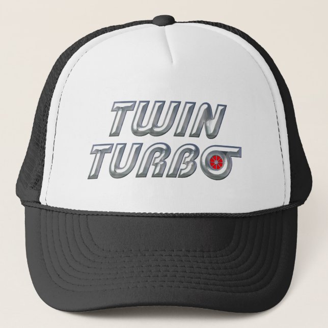 Gorra De Camionero Turbo gemelo (Anverso)