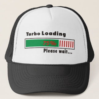 Gorra De Camionero Turbo que carga por favor espera