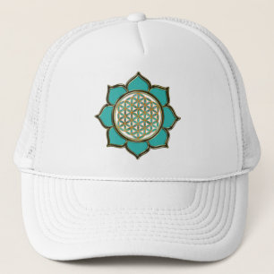 Gorra De Camionero Türkis del DES Lebens Lotus de Blume