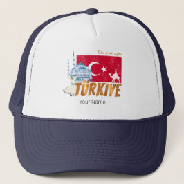 Gorra De Camionero Türkiye Istanbul Vintage Flag Turkey Souvenir