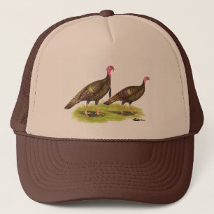 Gorra De Camionero Turquía: Bronce salvaje