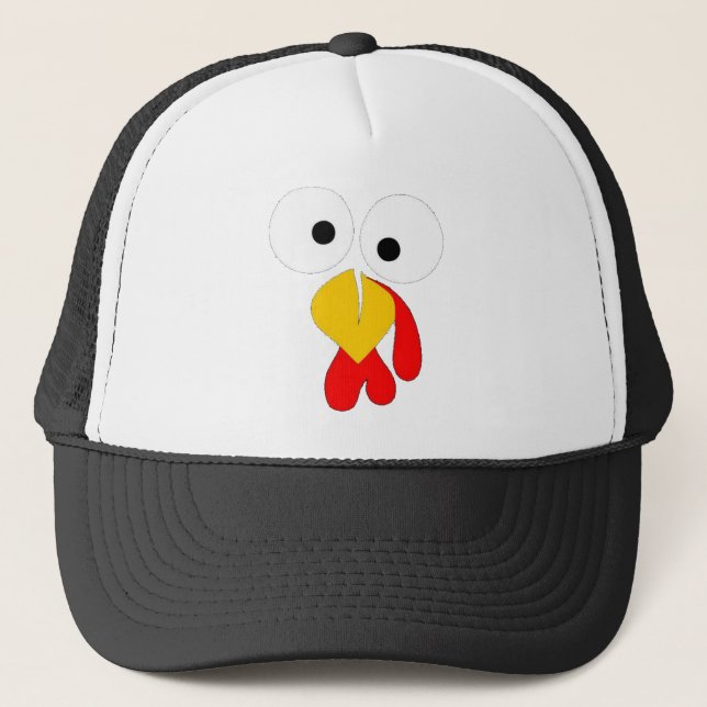 Gorra De Camionero Turquía: Divertido Día de Acción de Gracias (Anverso)
