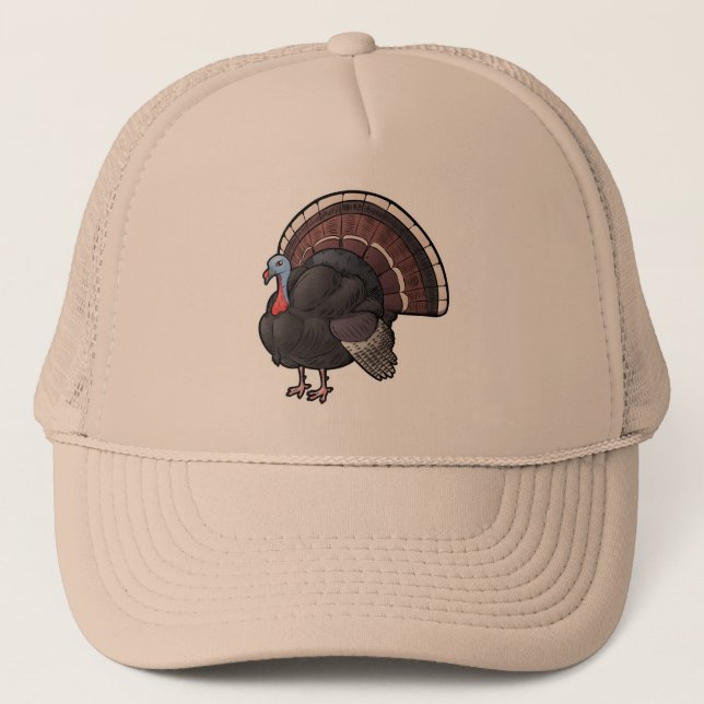 Gorra De Camionero Turquía salvaje (Anverso)