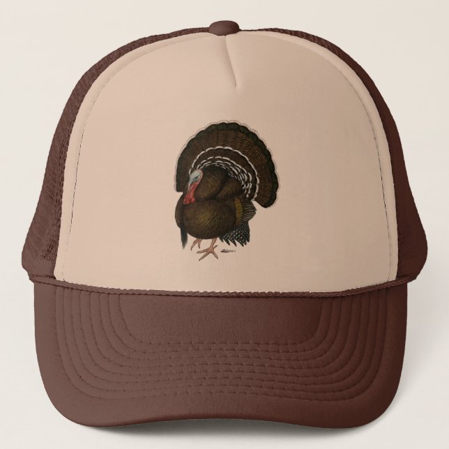 Gorra De Camionero Turquía Tom de bronce (Anverso)