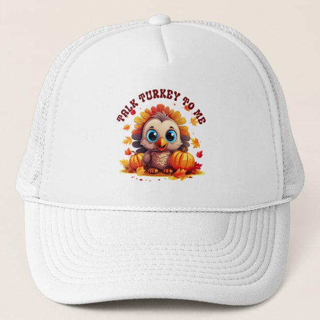 Gorra De Camionero Turquía y oliage otoñal (Anverso)