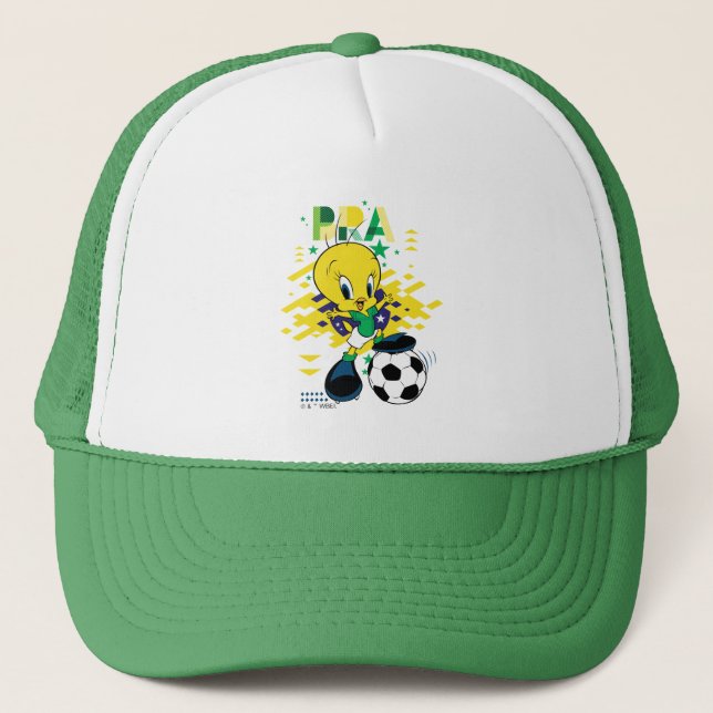 Gorra De Camionero TWEETY™ Team Brazil Soccer Graphic (Anverso)